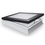 View DEF DU8 Electrically Opened Flat Roof Deck Mounted Skylight